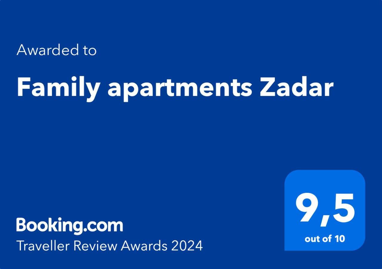 Family Apartments Zadar - Ryanair Exclusive Экстерьер фото